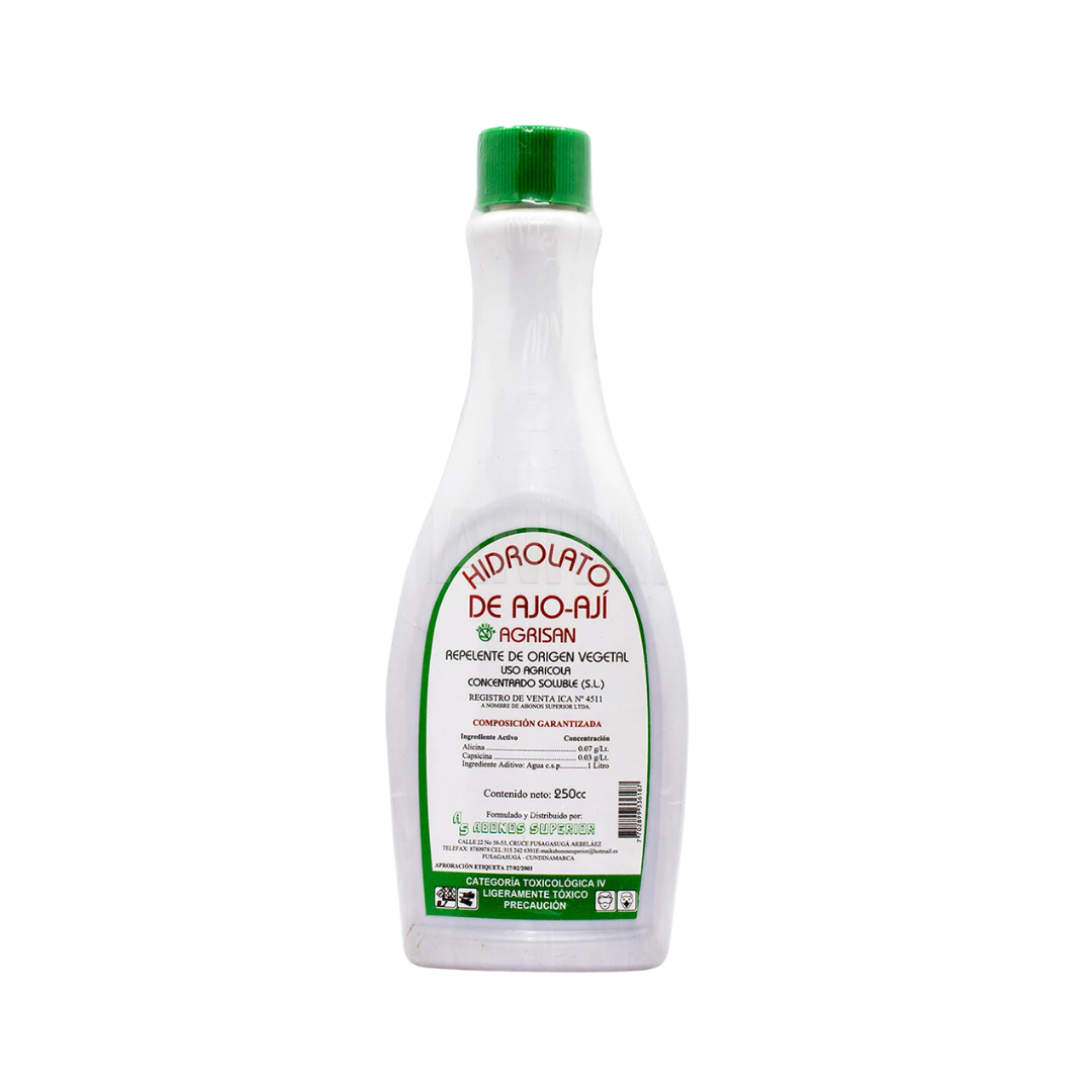 Insecticida Hidrolato de Ajo-Ají